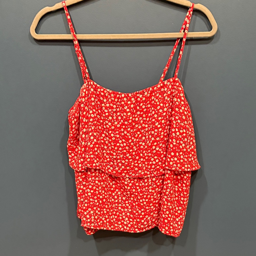 Hippie Rose Red Floral Camisole